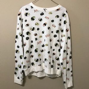 H&M Sweatshirt-Sushi Pattern